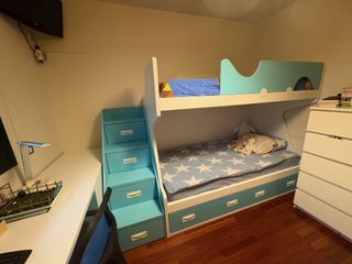 Dormitorio infantil literas