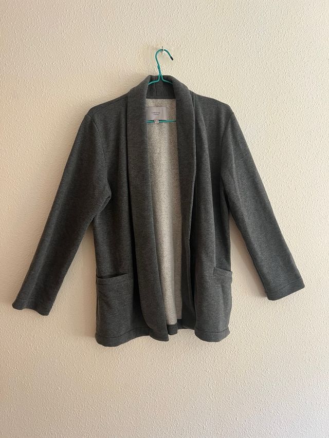 Blazer Cortefiel Gris Punto