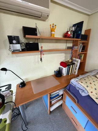CONJUNTO JUVENIL COMPLETO: CAMA NIDO + ESCRITORIO 