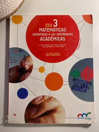 Matemática 3eso orientadas a las enseñanzas académ