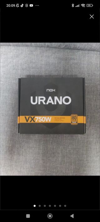 Fuente de alimentación Nox 750w