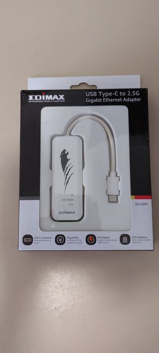 Adaptador Edimax 2.5G USB-C Gigabit Ethernet