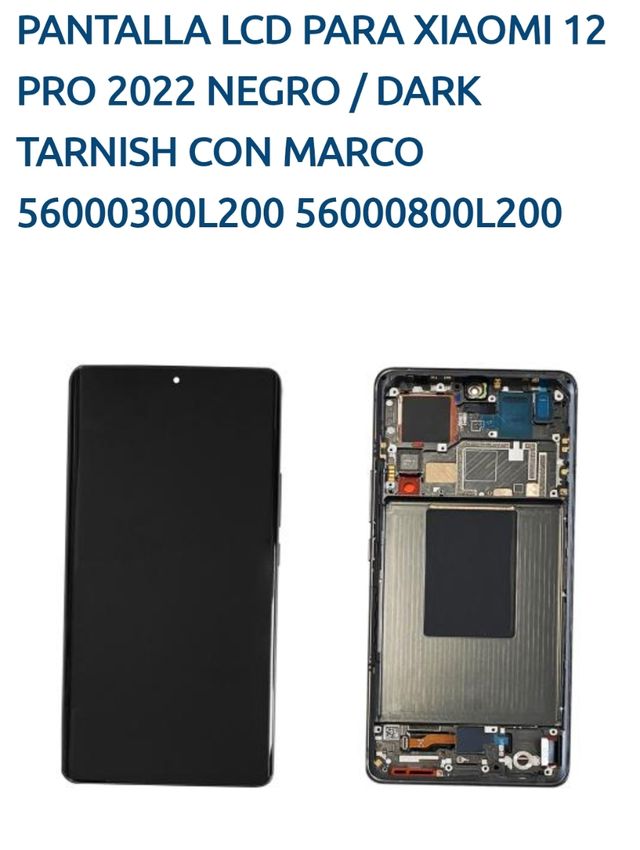 Pantalla LCD Xiaomi 12 Pro Negro