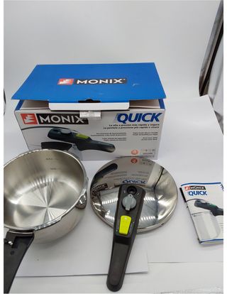 MONIX Quick Olla Express de 4 Litros, Fabricada en