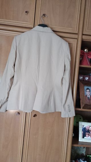 Chaqueta Zara Beige Talla M
