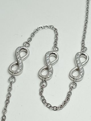 Pulsera 3 Infinitos Plata Ley 925