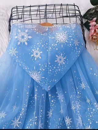 Capa Frozen Azul Vibrante
