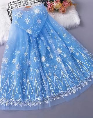 Capa Frozen Azul Vibrante