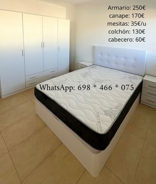 Dormitorio Completo! Armarios - Canapes- colchones