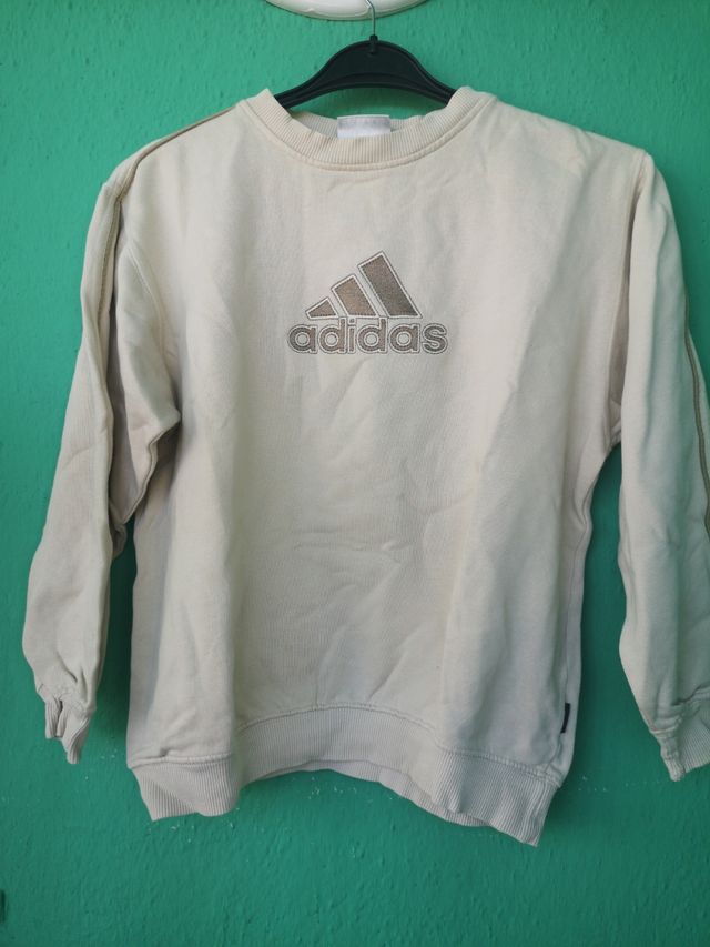 Sudadera Adidas Beige Talla 14