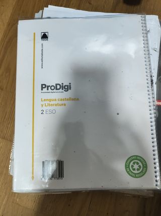 Cuaderno ProDigi. Lengua castellana y Literatur...