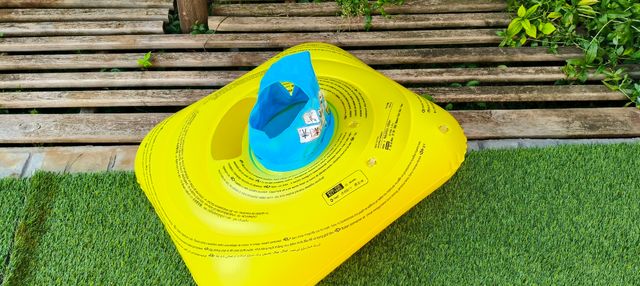 Flotador bebé Nabaiji (Decathlon) amarillo