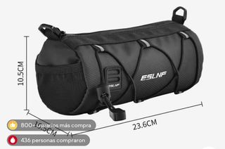 Bolsa Manillar Bicicleta Negra ESLNF