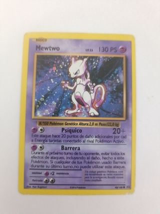 Carta Pokémon Mewtwo LV.53