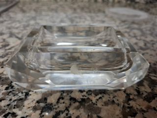 Cenicero de cristal antiguo