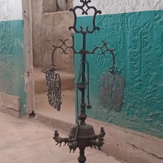 Antigüedad lámpara aceite