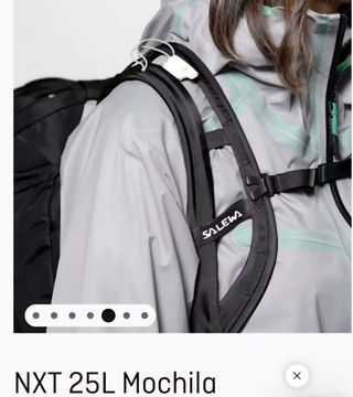 Mochila Salewa Gris y Negra