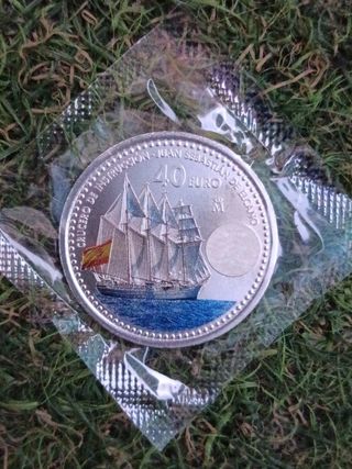 40 Euro Juan Sebastián Elcano monete