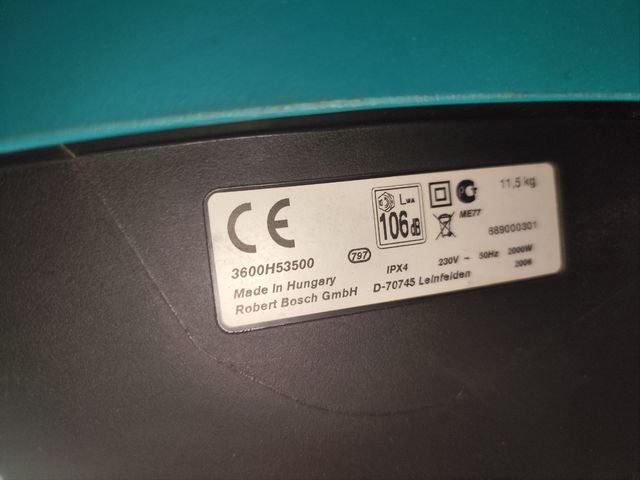 Trituradora de jardín Bosch