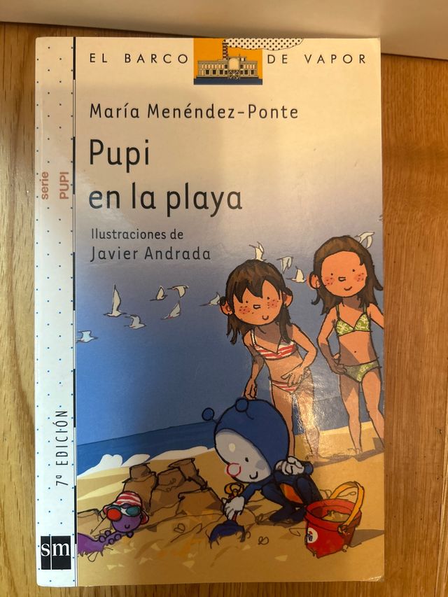 Pupi en la playa
