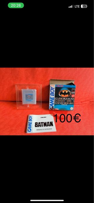 Batman Game Boy COMPLETO PAL Ita