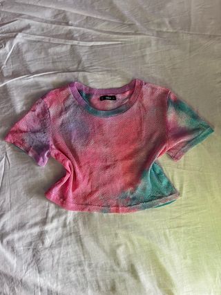 Camiseta malla transpirable Shein Tie Dye