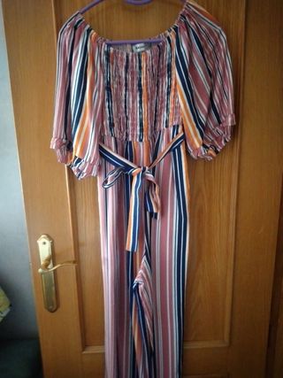Mono largo estampado rayas