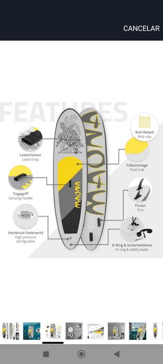 Tabla de paddle surf MAONA