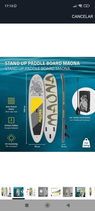 Tabla de paddle surf MAONA