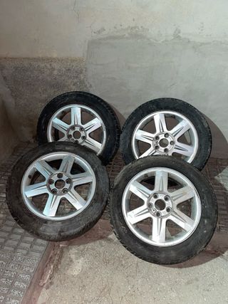 4 Llantas con neumáticos 205/55/R16