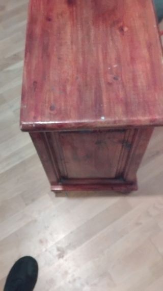 Mesita de noche 60x45 Cajonera madera maciza pino
