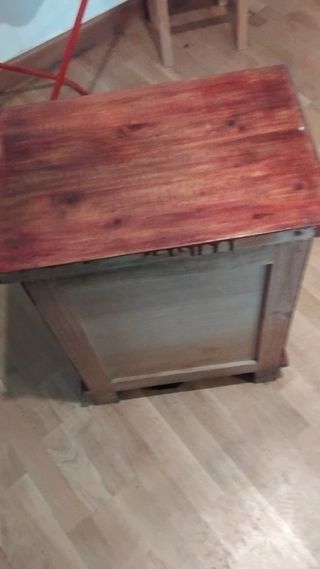 Mesita de noche 60x45 Cajonera madera maciza pino