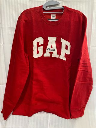 Sudadera GAP Roja Logo Original Talla L
