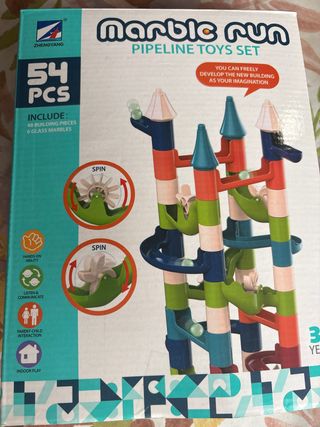 Marble Run Pipeline Toys Set 54 Piezas