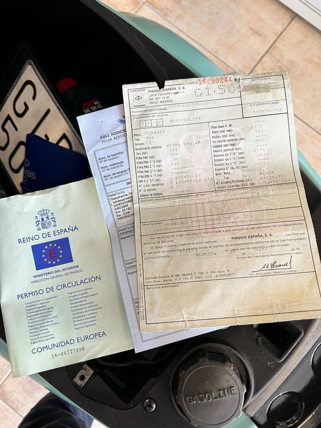 Vespa Piaggio ET4 125 1997 - MOTOR ROTO