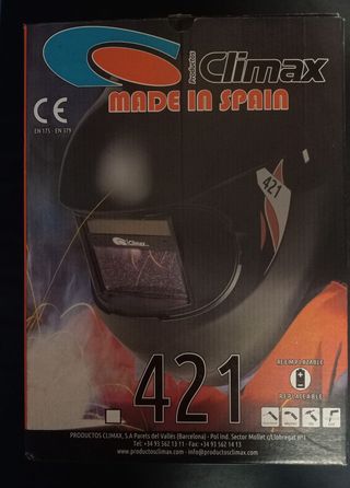 Pantalla Soldar Climax 421 Made in Spain