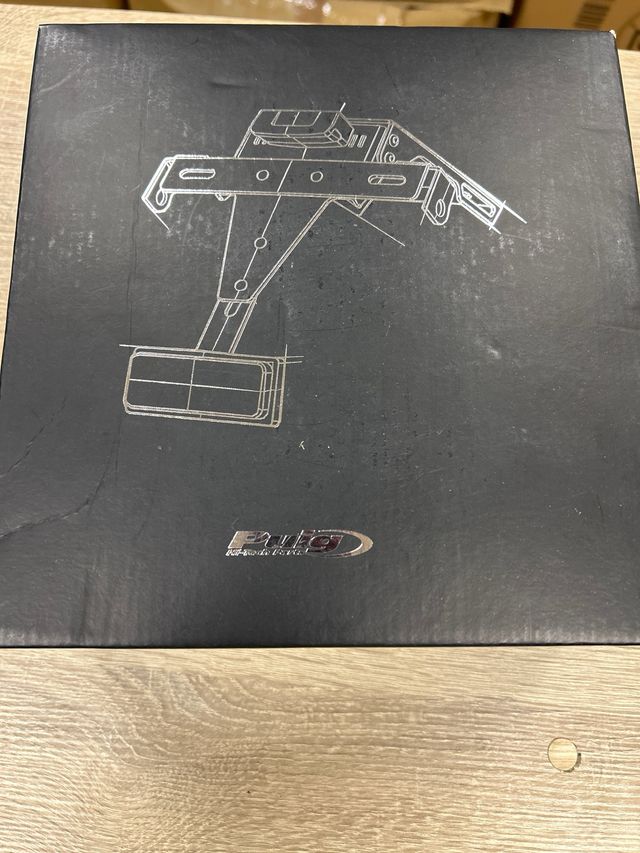 Portatarga Kawasaki + luce LED