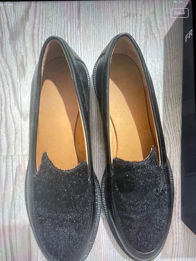 Scarpe Frau Horse Black Tg 40