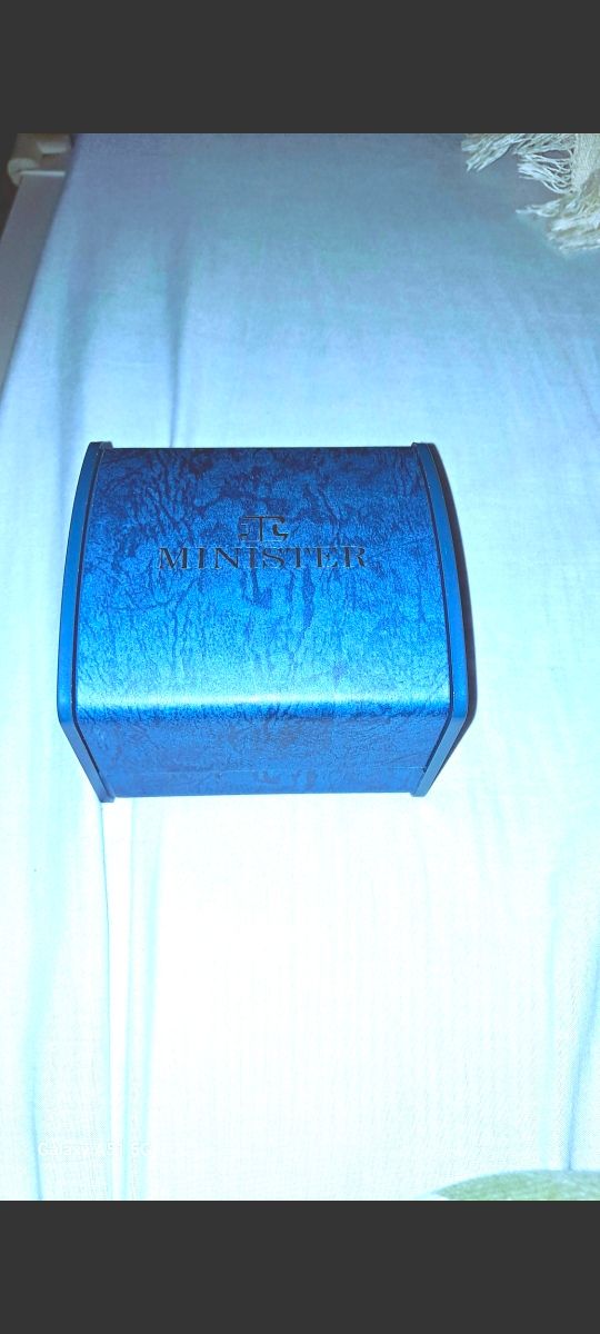 Reloj Minister Caballero Plata y Blanco