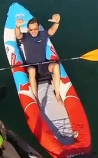 Kayak Hinchable Aqua Marina + Accesorios