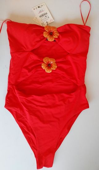 Bañador Rojo zará 