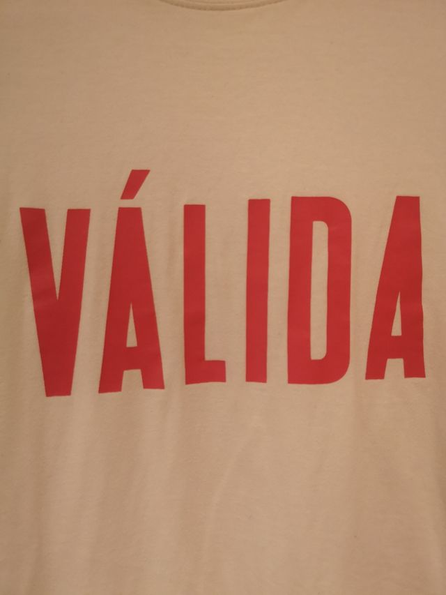 Camiseta Válida Estirando el Chicle Talla XL