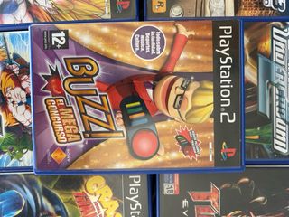 Pack 2 Juegos Buzz PS2 + Mandos