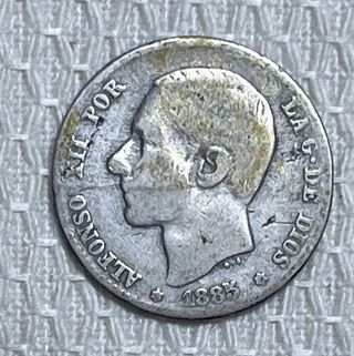 1 Peseta Española 1885