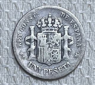 1 Peseta Española 1885