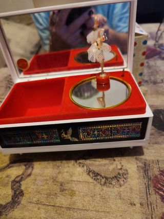 Joyero musical vintage con bailarina
