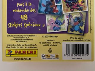 Cromos Disney Stitch ScrapBook 2025