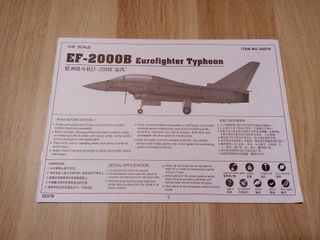 EUROFIGHTER EF-2000B ESPAÑA MAQUETA TRUMPETER 1/32