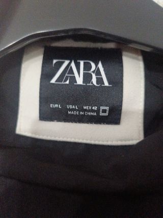Chaqueta universitaria Zara beige