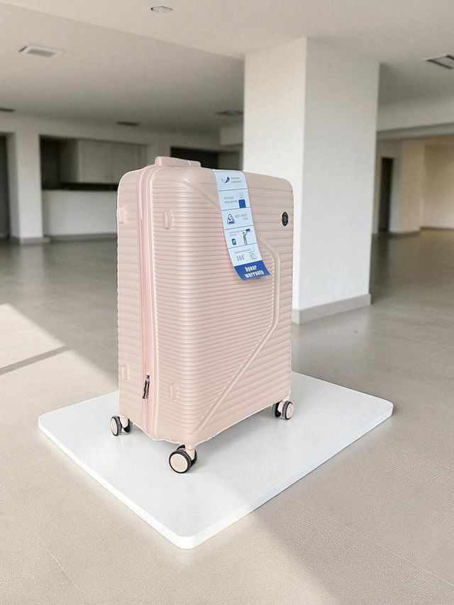 Set 4 piezas equipaje rosa